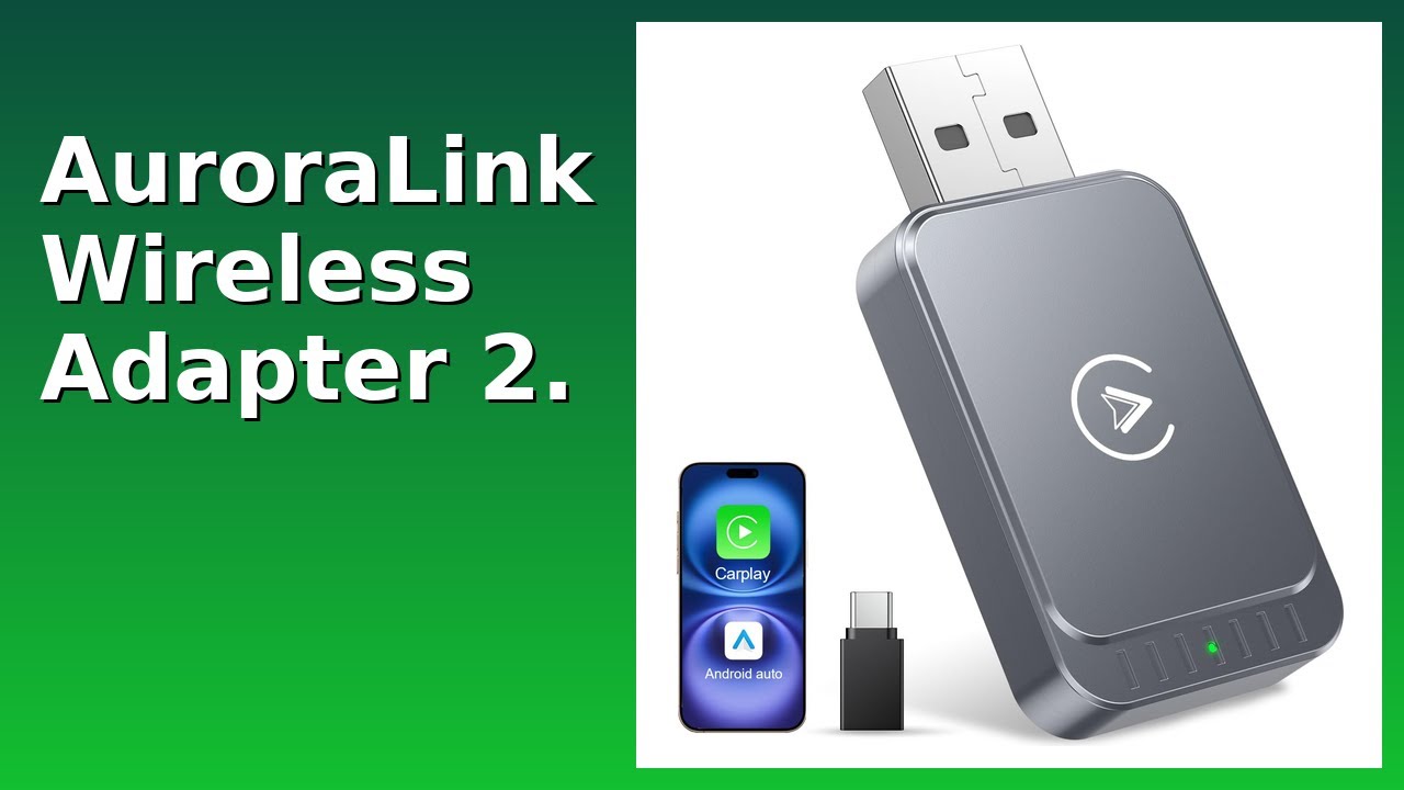 BEWERTUNG (2025): AuroraLink Wireless Adapter 2.. WESENTLICHE Einzelheiten
