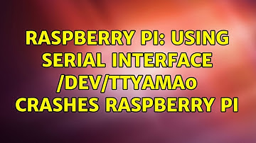 Raspberry Pi: Using serial interface /dev/ttyAMA0 crashes Raspberry Pi