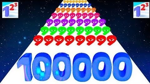 🏀NUMBER STACK RUN 🔥(Number Run 3D) -  New Update 02 Number Master Math Games#gameplay #ballrun2048