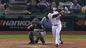 MIL@HOU: Carter drives an RBI double to right field