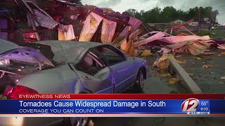 Easter storms sweep South, killing at least 6 in Mississippi