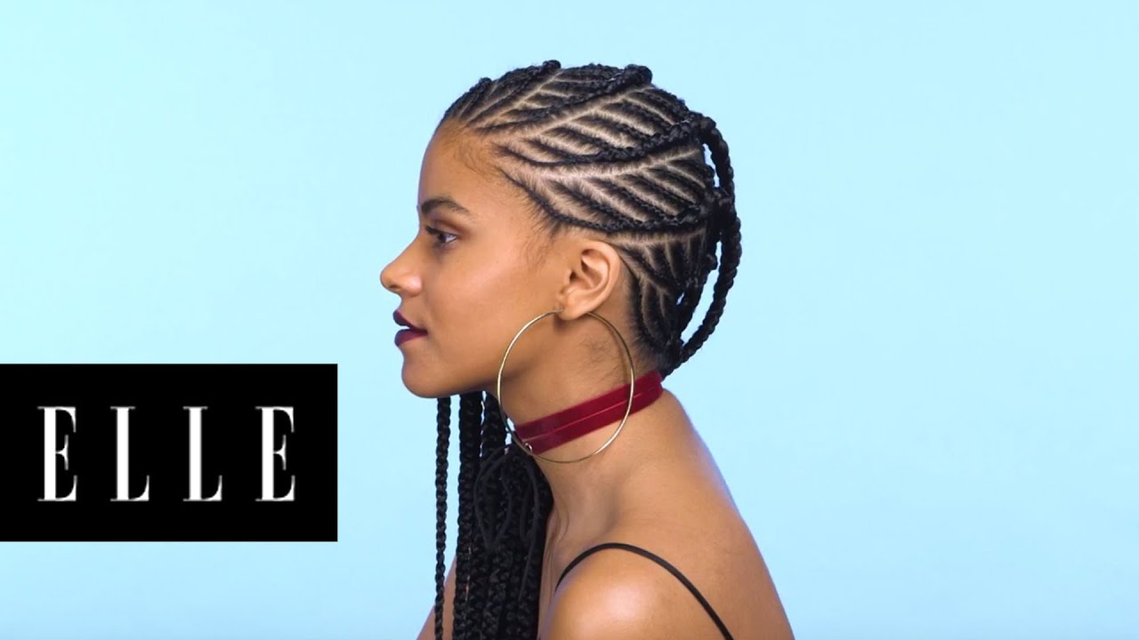 Half Half Braids With Atlanta Actress Zazie Beetz ELLE YouTube