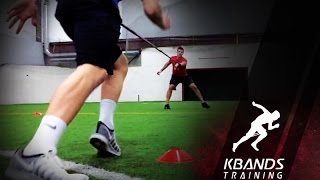 Baseball Agility Drill | Reactive Stretch Cord Power Drop Sets