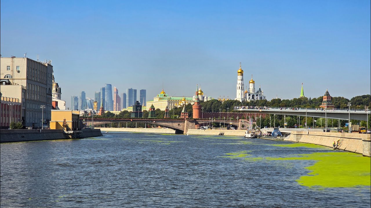 Moscow River Cruise, Russia 🇷🇺 4K Cruise Tour