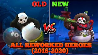 ALL THE REWORKED HERO SKILLS SINCE THE BEGINNING OF MOBILE LEGENDS 2016-2022