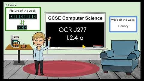 J277 1.2.4 a Binary and Denary(OCR GCSE Computer Science)