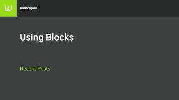 How to Add Recent Posts to a Website in Warhead