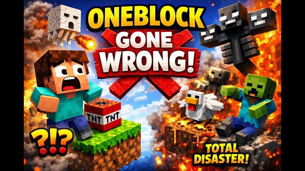 MINECRAFT BUT ONE BLOCK SERIES DAY 1 GONE WRONG