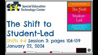 Shifting to Student-Led: Reimagining Student Workflows with UDL & Blended Learning Book Study, Part3