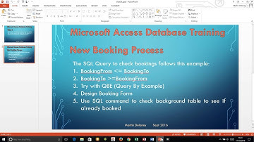 04 02 Booking Process 2   Query By Example QBE
