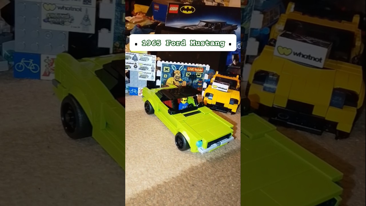 LEGO 1975 Ford Mustang MOC aus 77237 Dodge Challenger SRT Hellcat #fordmustang #legocars #legomoc