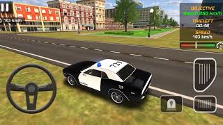 Police Car Chase #81 - Dodge Challanger ST Simulator. Polis Oyunu - Polis Sİren / Android Gameplay.. screenshot 4