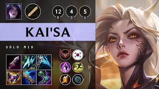 Kai'Sa Mid vs Twisted Fate - KR Grandmaster Patch 25.12