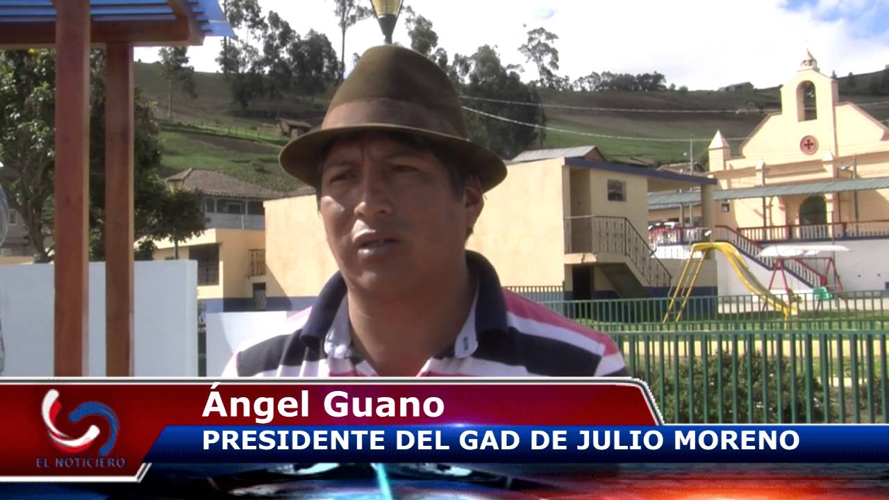 ENTREGA DE VIA ASFALTADA GUARANDA A JULIO MORENO