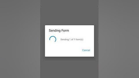 13 ODK Collect Send Finalized Form In Pashto