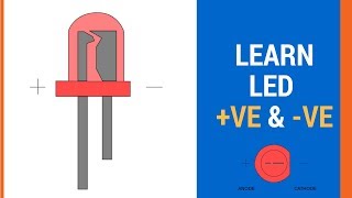 Identify led positive and negative terminals - electronics #3