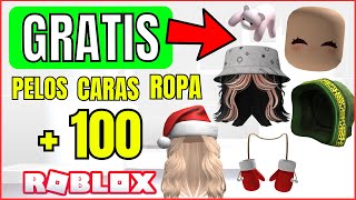 +100 COSAS GRATIS EN ROBLOX PELOS,ROPA,CABEZAS,ACCESORIOS GRATIS juego de roblox