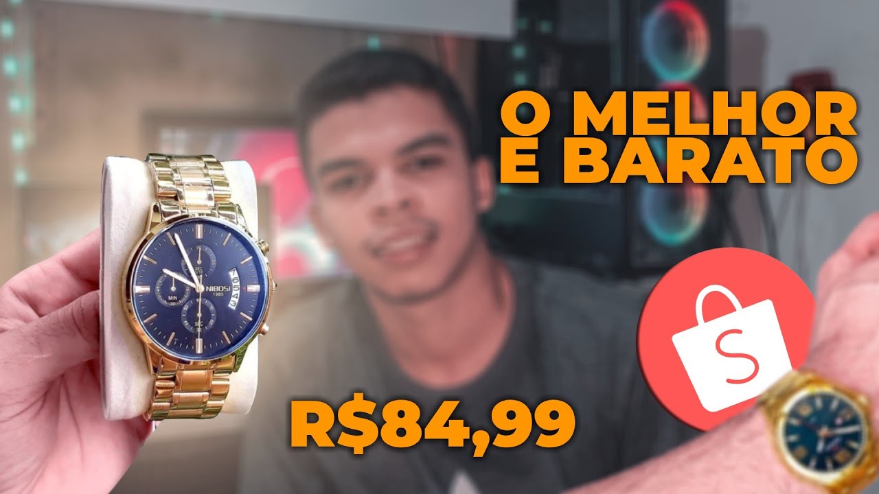O MELHOR RELÓGIO COM CUSTO BENEFÍCIO MASCULINO | RESISTENTE, PONTEIROS ...