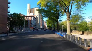⁴ᴷ⁶⁰ Cycling NYC (Narrated) : Central Park West to Hudson River Greenway @ 125th St (May 13, 2020)