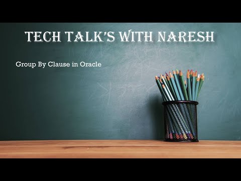 Group By Clause in Oracle