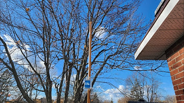 GA 490 Magnetic loop antenna is now up and running replacement for my old MLA 30