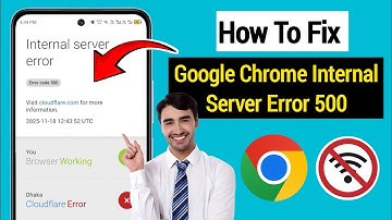 ⚠️How To Fix Google Chrome Internal Server Error 500 | Fix Error Code 500 in Chrome (2025)