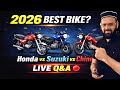 EasyTechInfoo is live!2026 Main Konsi Bike Leni Chahiye? | Honda vs Suzuki vs Chinese