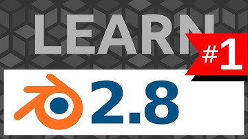 Learn Blender 2.8 #1 Introduction to the New U.I. - Tutorial