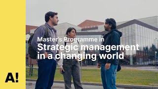 Strategic management in a changing world | Aalto University
Strategic Management in a Changing World is a unique Master’s programme that teaches students how to develop effective strategy in a rapidly changing world. Graduates are analytical decision-makers who can identify valuable business opportunities by evaluating of complex global megatrends such as sustainability, digitalization, and globalization. To action these new opportunities, the programme teaches students how to bring an entrepreneurial mindset into their organizations.
*Read more about the programme:* https://www.aalto.fi/en/study-options/strategic-management-in-a-changing-world-master-of-science-economics-and-business-administration
*Information about admissions and applying:* https://www.aalto.fi/en/admissions
*More about studying at Aalto:* https://www.aalto.fi/en/study-at-aalto
*Follow Aalto University School of Business on Instagram:* https://www.instagram.com/aaltobiz/ Strategic management in a changing world | Aalto University
