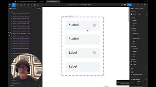 Figma - Optimizing Design System UI Kit Components and controls.