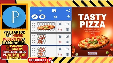 How to Design a Pizza Flyer in Pixellab Step-by-Step Guide/Create Eye-Catching Pizza Flyers Pixellab