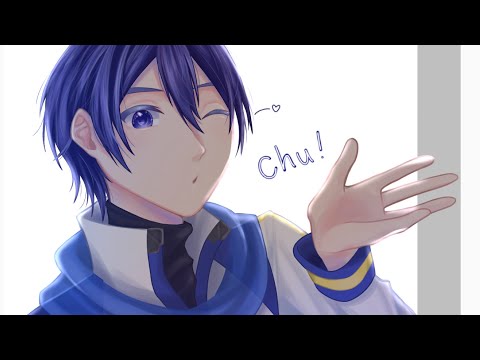 「可愛いくてごめん」でKAITO兄さん描いてみた