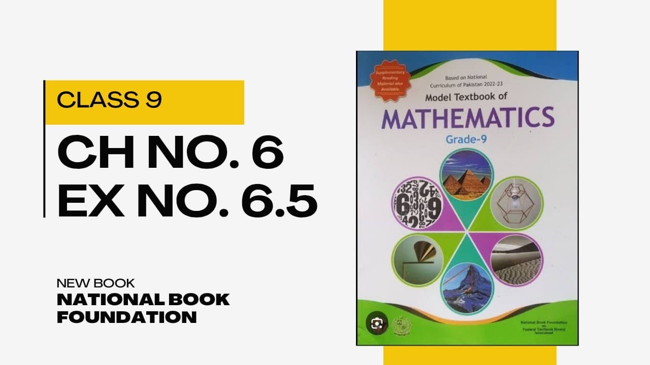 Ex No. 6.5 || Complete || Class 9 || Chapter 6 || Mathematics || New ...