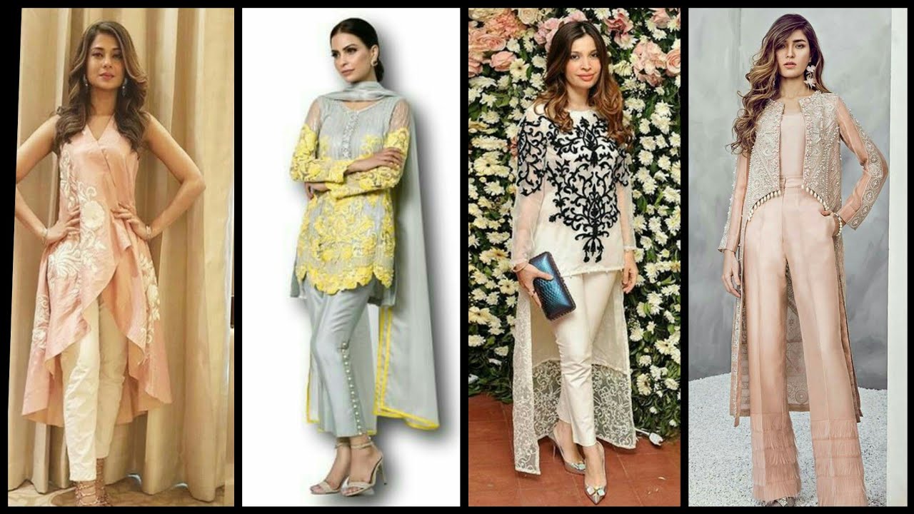 Latest Trendy Women's High Low Dress Style 2019/Lace Work High Low Prom Dress, Homecoming dress