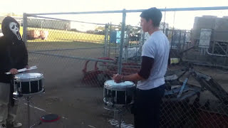 Robertsdale High School Drum Battle! Pierson Gilreath VS. Kevin Newsome!