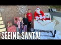 SEEING SANTA CLAUS RIGHT BEFORE CHRISTMAS! / Taking the kids to see Santa