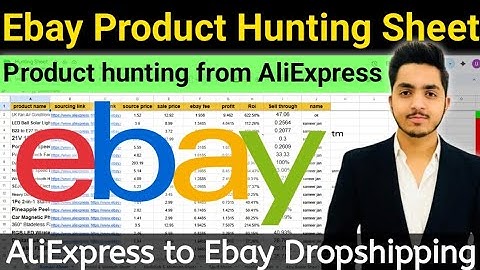 Ebay Fees & Profits Calculation Excel/Spreadsheet | Ebay Sales, Fees & Profit Calculator