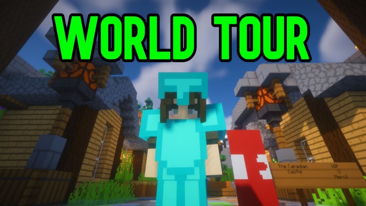 Minecraft FOREVER WORLD TOUR 2025 (My SMP Server) - YouTube