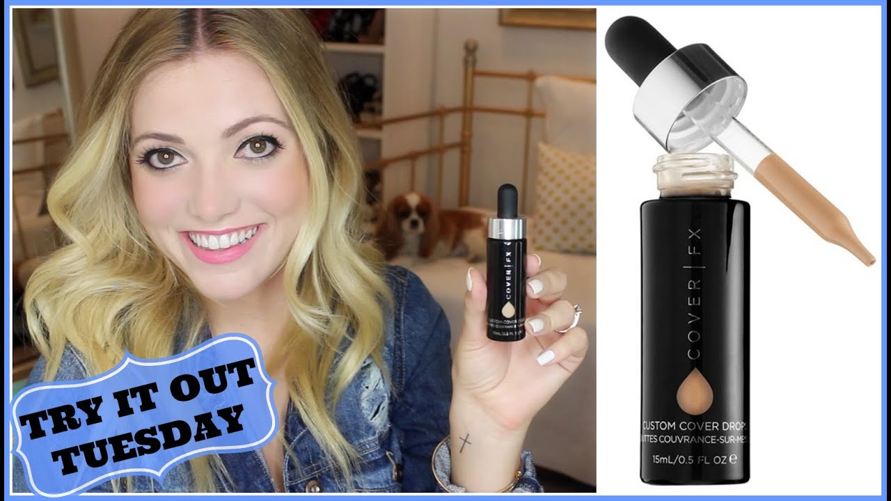 Cover FX Custom Cover Drops / Review & Demo / Style By Dani YouTube