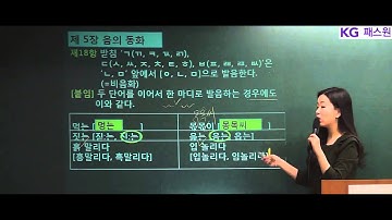 어문규정-표준발음법-18~19항 음의동화(비음화)