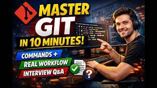 Master Git in 10 Minutes (Commands + Real Workflow)