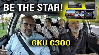 GKU C300 3-Channel Dash Cam Review: Day & Night Footage + Best Settings