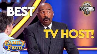 You're The BEST, Steve! Funniest TV HOST Questions That Steve Harvey LOVED! | Family Feud
