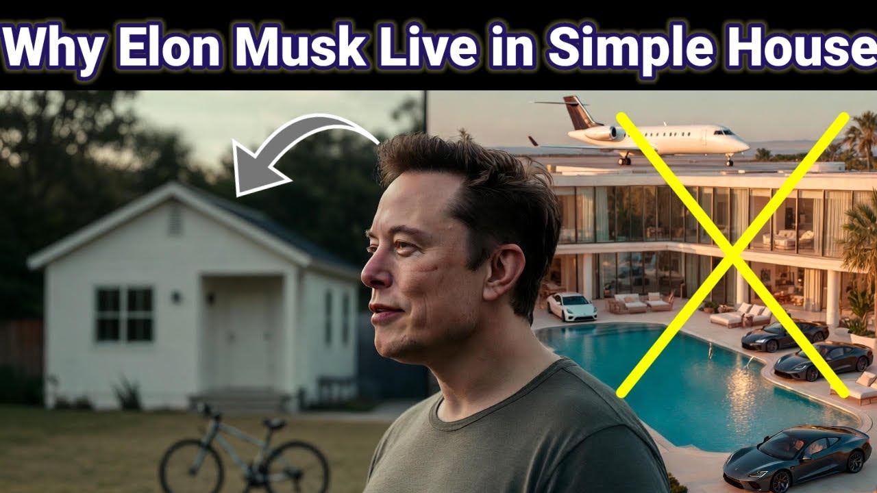 Почему Илон Маск живёт в простом доме |Самый богатый человек в мире живёт в крошечном доме| World...