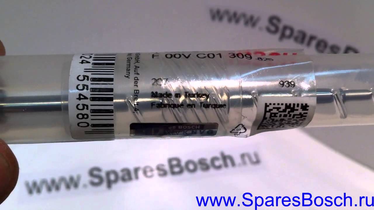 F 00V C01 309, Клапан со штоком Common Rail BOSCH, Мультипликатор, F00VC01309