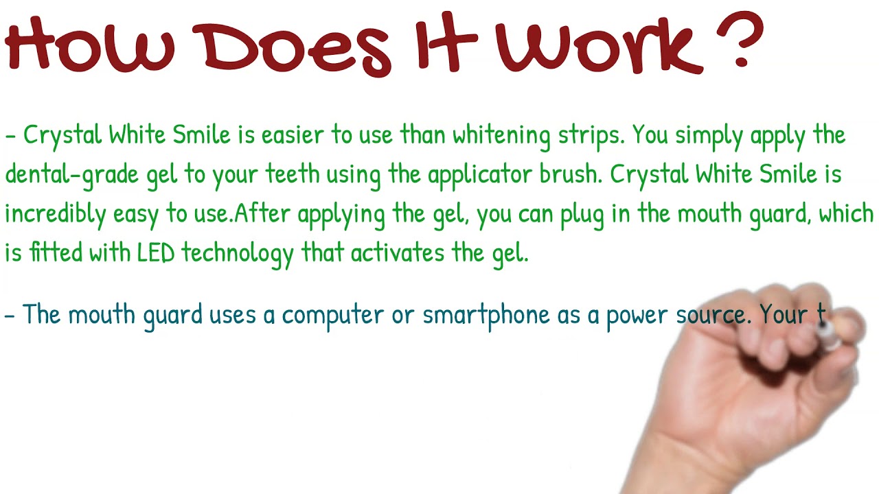 Crystal White Smile Review | Crystal White Professional Teeth Whitening System