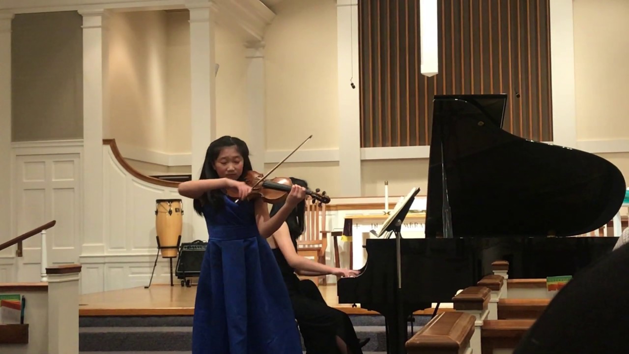 Corina Deng (10 yrs) plays the Beethoven Violin Sonata No. 7 in c minor 1st mov