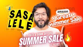 Amazon Great Summer Sale &amp; Flipkart SASA LELE Sale 2026 🔥 | Best Deals, Offers &amp; Discounts!