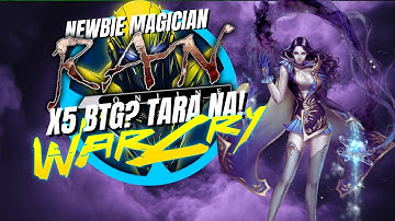 RAN Online GS - WarCry l The Newbie Experince x5 EXP BTG - Tara Palevel! PART 2