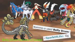 Pokémon Showdown Sweep - BELLY DRUM KOMMO-O